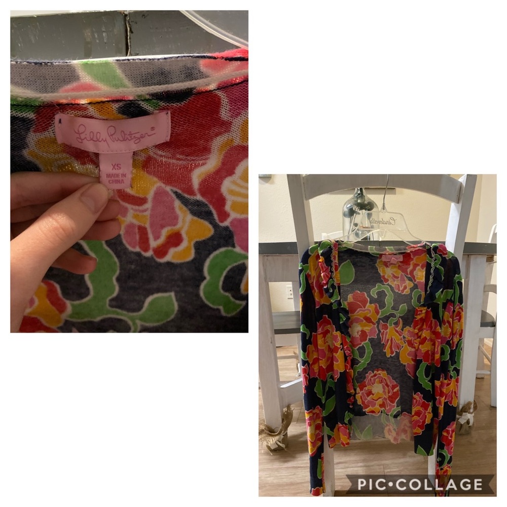 Flower cardigan